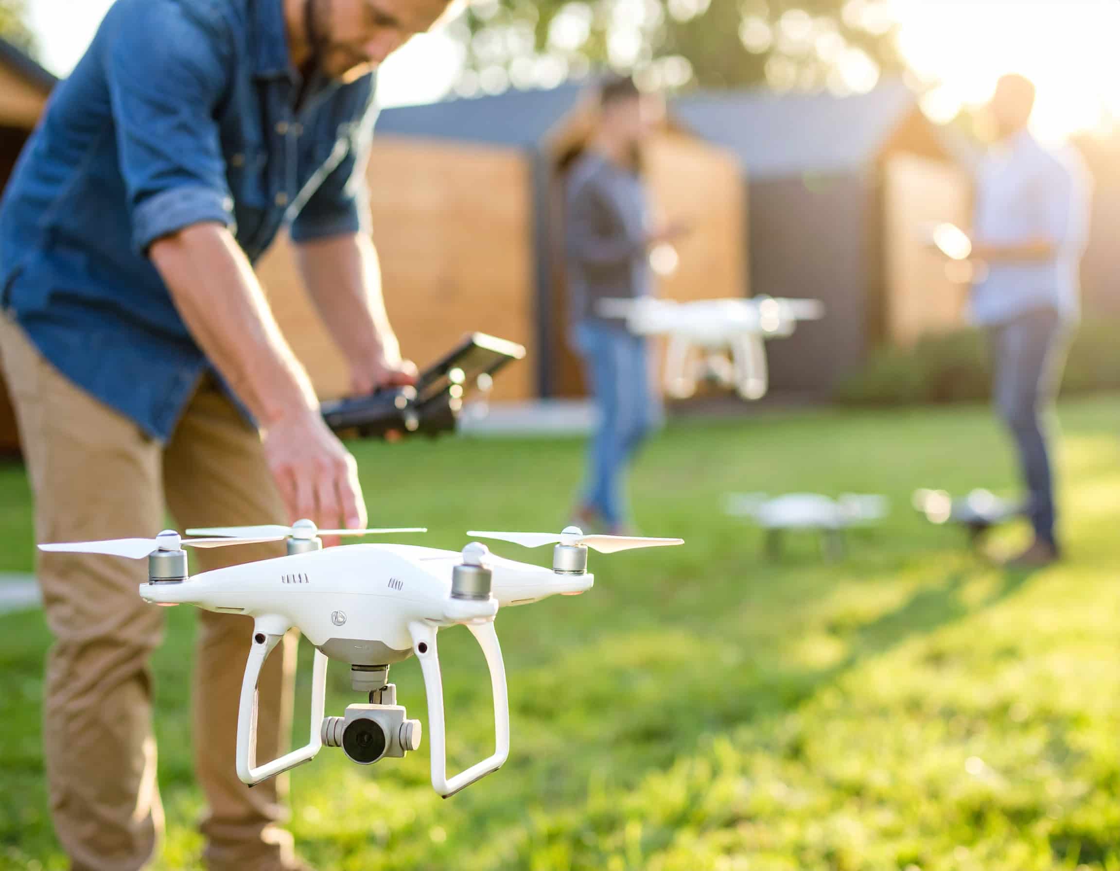 Photo of a drone garage