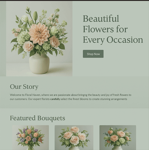 photo of a portfolio project